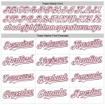 Maglia autentica personalizzata Fuckit Bay Baseball Revzzz Bianco Arancione-Cremisi 3D Maglia autentica personalizzata Fuckit Bay Baseball Revzzz Bianco Arancione-Cremisi 3D