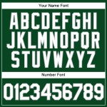 Maillot de baseball blanc authentique à rayures vertes et grises Maillot de baseball blanc authentique à rayures vertes et grises