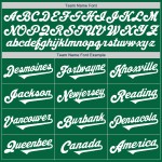 Maglia Kelly personalizzata, autentica, verde, baseball, bianca Maglia Kelly personalizzata, autentica, verde, baseball, bianca