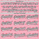 Maglia da baseball autentica rosa, bianca e nera, con cuore 3D, luce e amore, personalizzata per San Valentino Maglia da baseball autentica rosa, bianca e nera, con cuore 3D, luce e amore, personalizzata per San Valentino