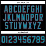 Maillot de baseball personnalisé noir bleu sarcelle-rouge authentique Maillot de baseball personnalisé noir bleu sarcelle-rouge authentique