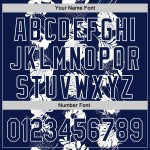 Maglia da baseball tropicale e hawaiana blu navy autentica bianca personalizzata con fiori e foglie 3D