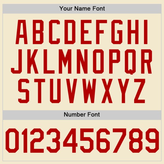 Maillot de baseball personnalisé rouge et blanc rétro crème authentique